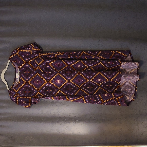 🌸 LuLaRoe Carly High Low Dress with Elephant Design, Small - Picture 1 of 4